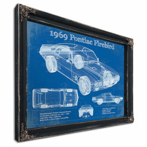 1969 Pontiac Firebird 400 Vintage Auto Print