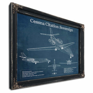 Cessna Citation Sovereign Original Blueprint Art