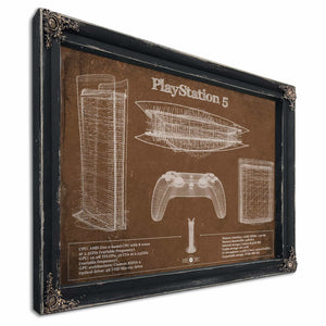 Playstation 5 Blueprint Original Wall Art