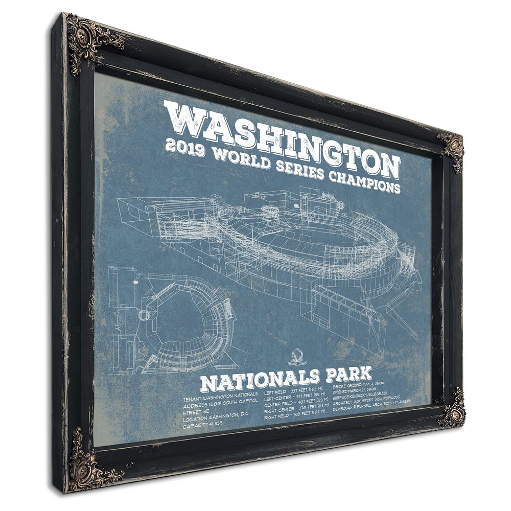 Washington Nationals - National Park Vintage Stadium Blue Print