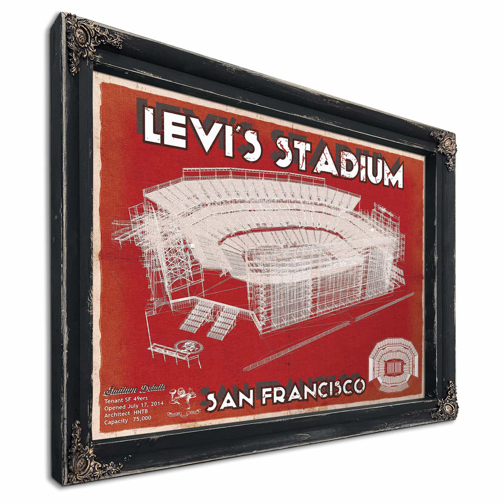 Vintage San Francisco 49ers - Levi's Stadium NFL Print