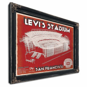 Vintage San Francisco 49ers - Levi's Stadium NFL Print