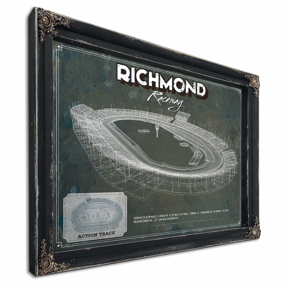 Richmond Raceway NASCAR Race Track Print