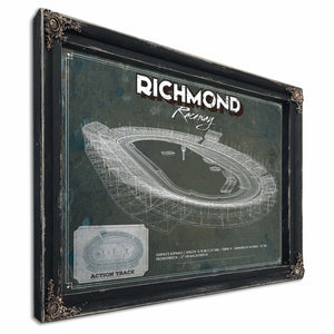 Richmond Raceway NASCAR Race Track Print