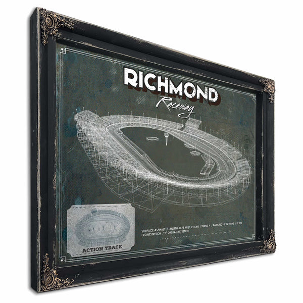 Richmond Raceway NASCAR Race Track Print