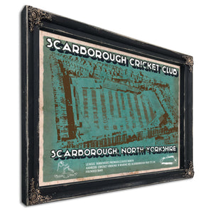 Scarborough Cricket - Vintage Cricket UK Print