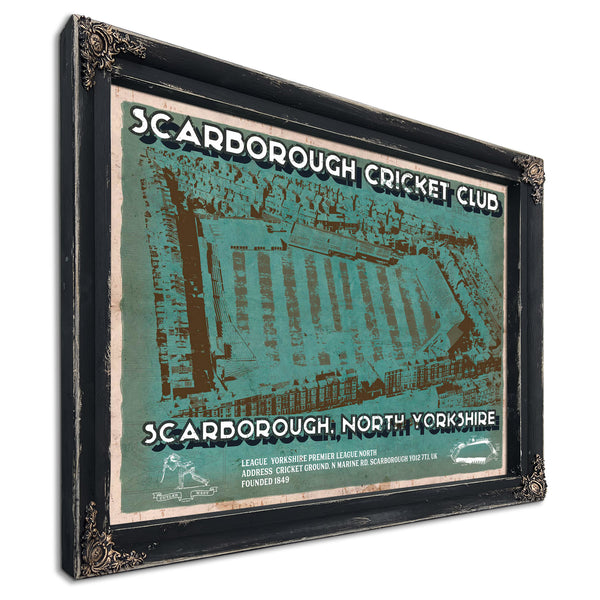 Scarborough Cricket - Vintage Cricket UK Print