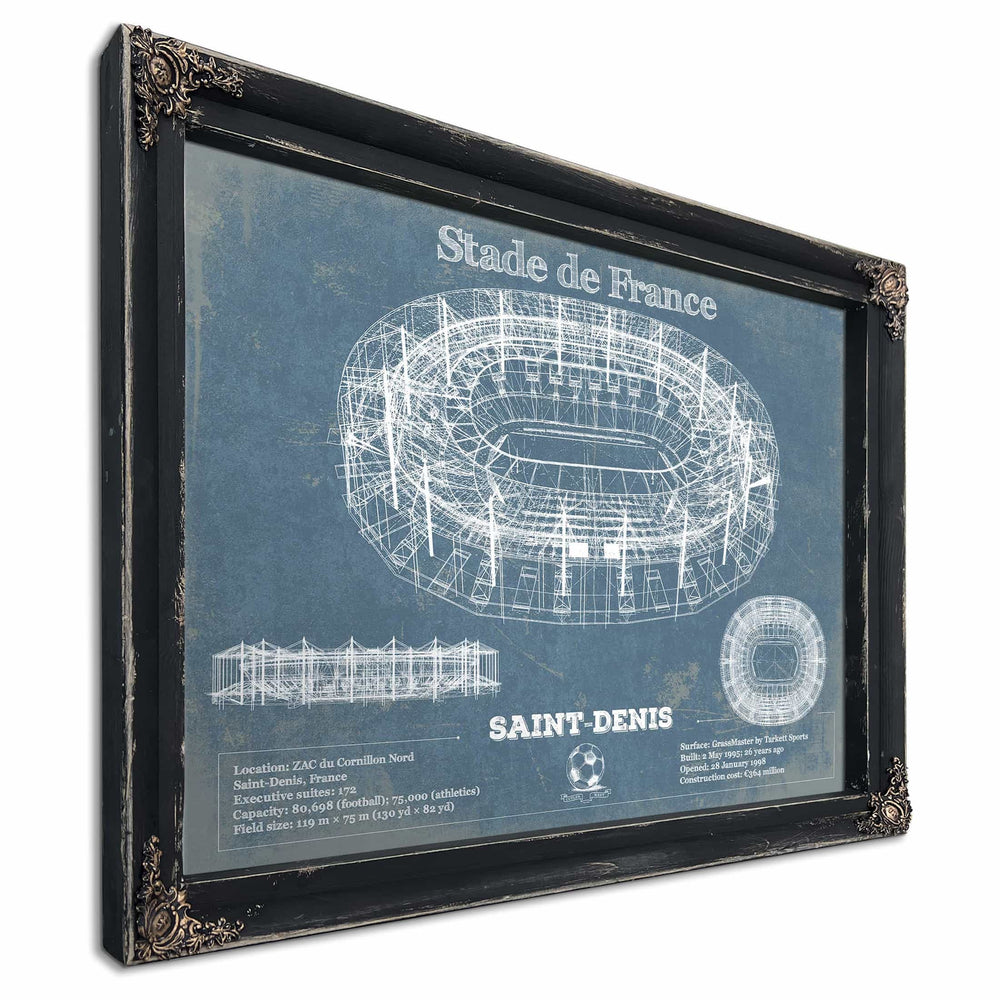 Stade de France Vintage Soccer Stadium Print