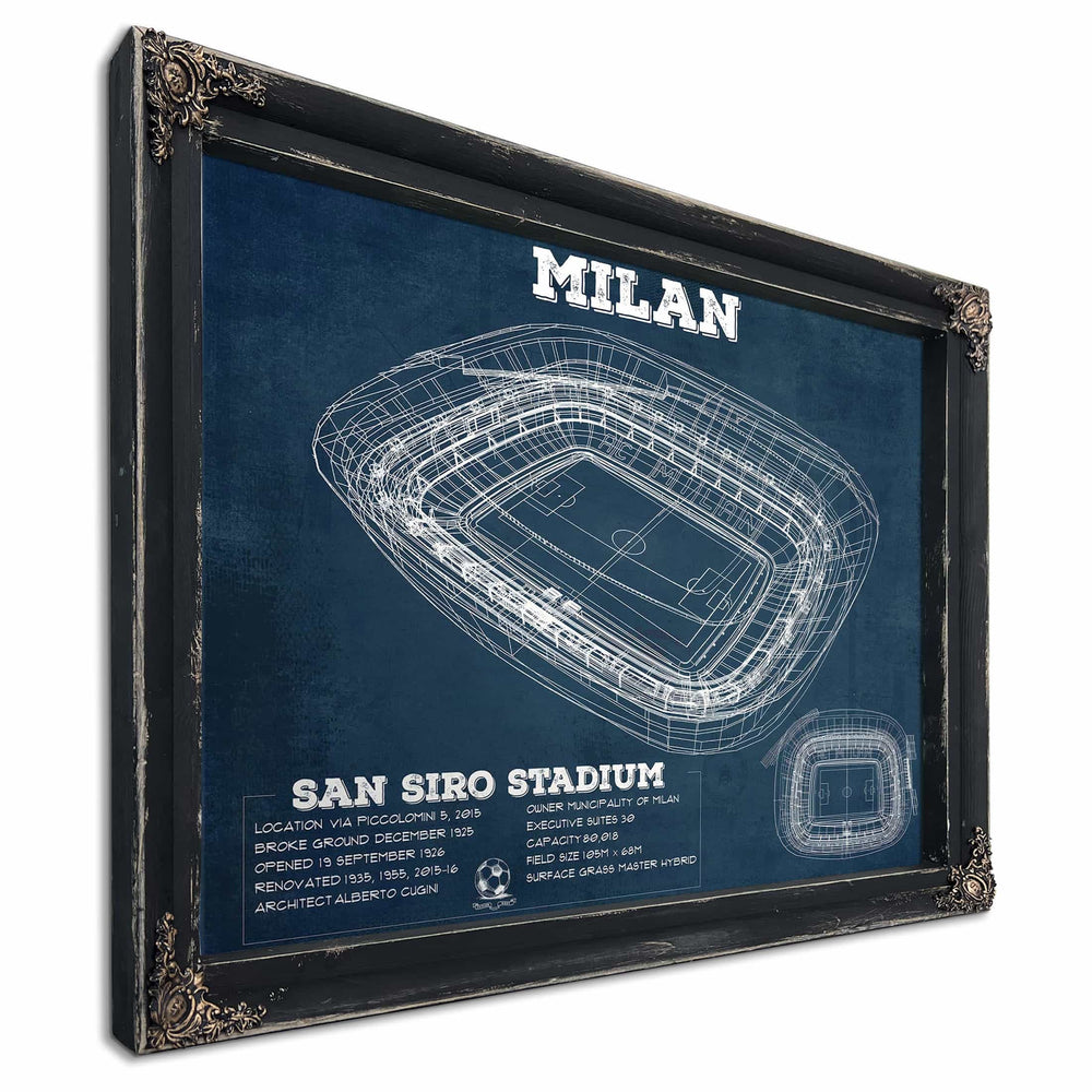AC Milan San Siro Stadium Soccer Print
