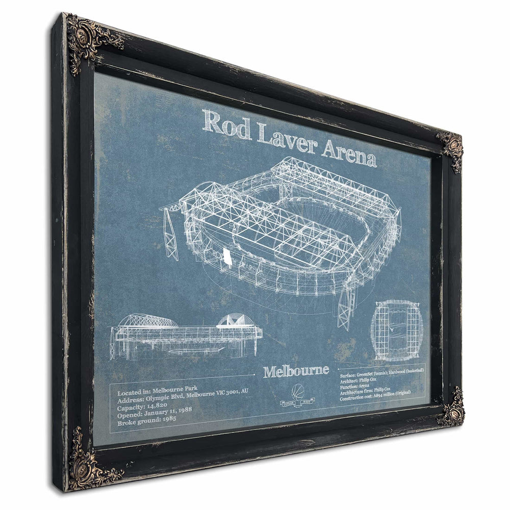 Rod Laver Arena Park Vintage Australian Open Arena Print