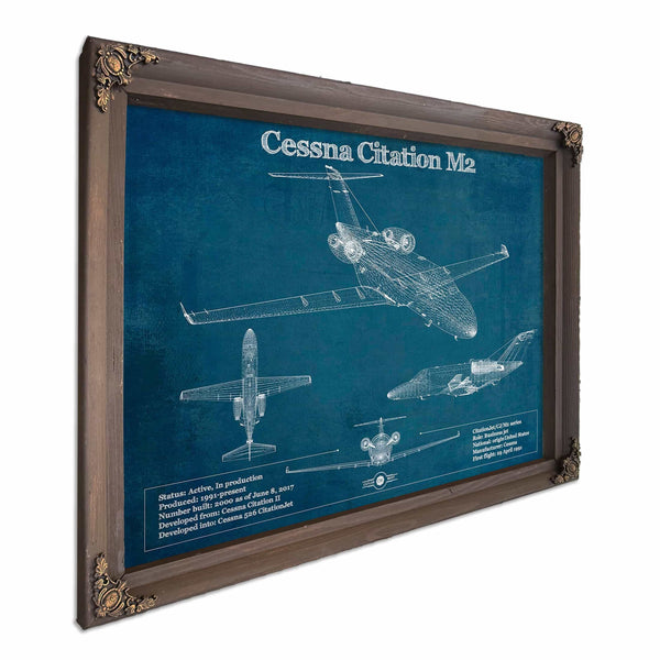Cessna Citation M2 Original Blueprint Art