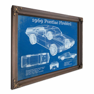 1969 Pontiac Firebird 400 Vintage Auto Print