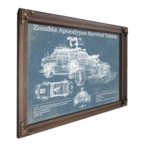 Zombie Apocalypse Survival Vehicle Original Patent Print
