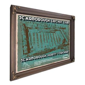 Scarborough Cricket - Vintage Cricket UK Print