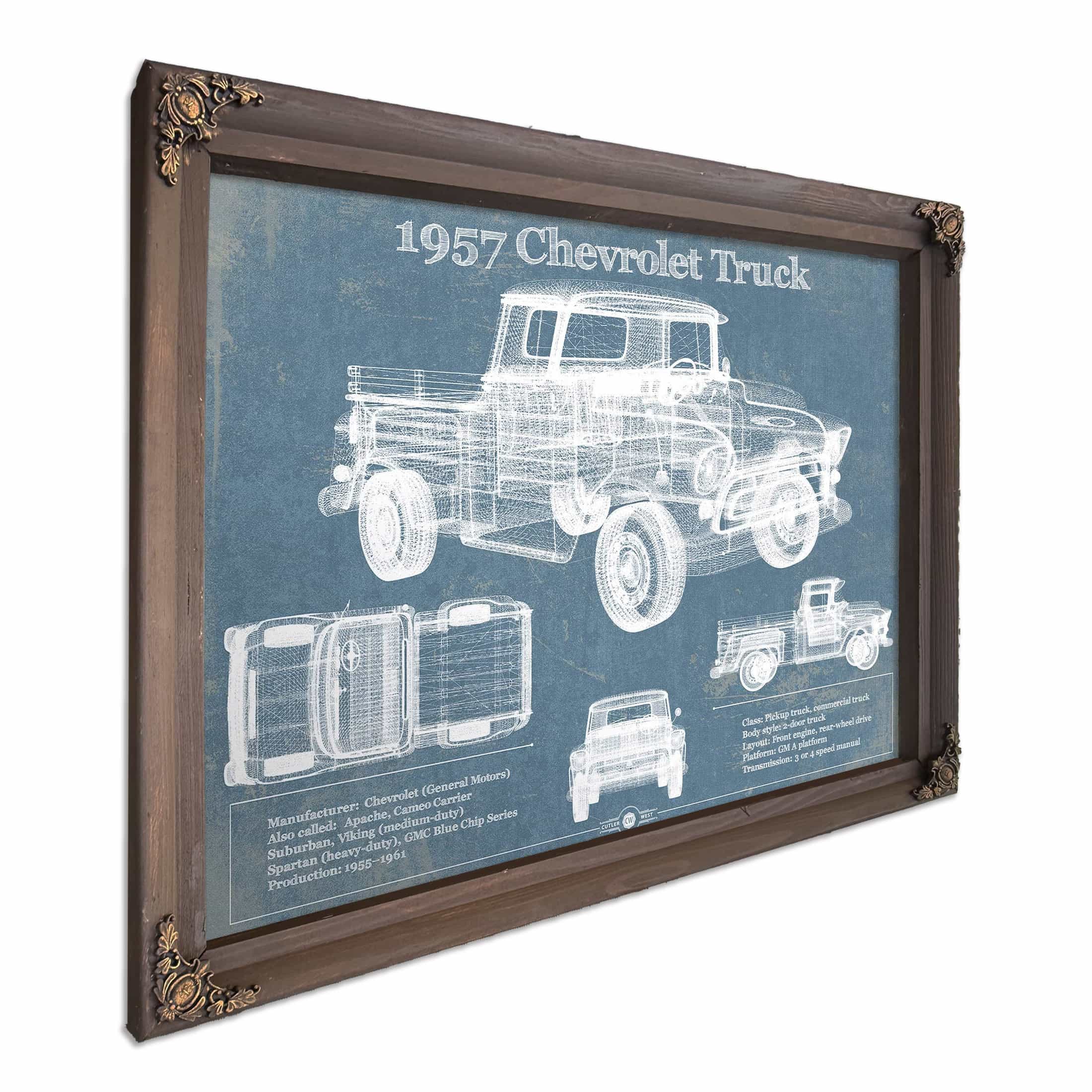 1957 Chevrolet Wall Art Print | Cutler West