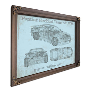 Pontiac Firebird Trans Am WS6 Vintage Auto Print