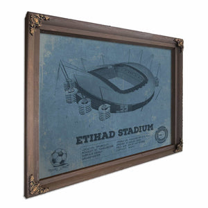Manchester City FC- Etihad Stadium Soccer Print