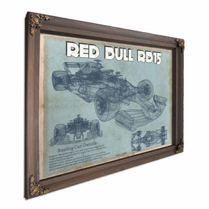 Red Bull RB15 2019 Blueprint Formula One Race Car Print