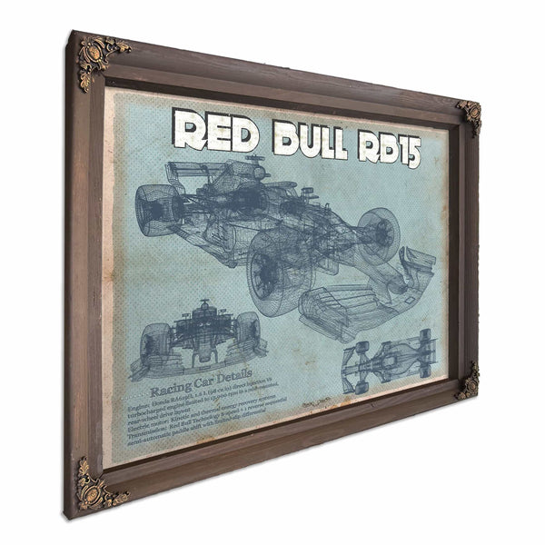 Red Bull RB15 2019 Blueprint Formula One Race Car Print