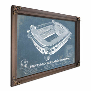 Real Madrid Football Club Santiago Bernabeu Stadium Soccer Print