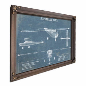 Cessna 182 Original Blueprint Art