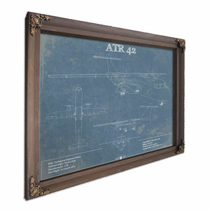 ATR 42 Vintage Aviation Blueprint with Optional Custom Pilot aviation-2