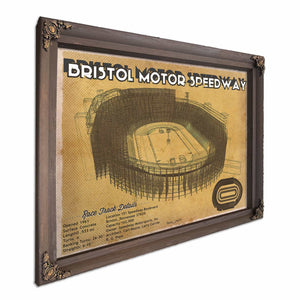Bristol Speedway NASCAR Race Track Print