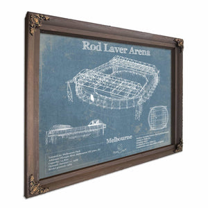 Rod Laver Arena Park Vintage Australian Open Arena Print