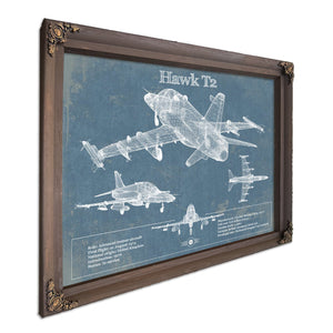 HAWK T2 Blueprint Original Military Wall Art