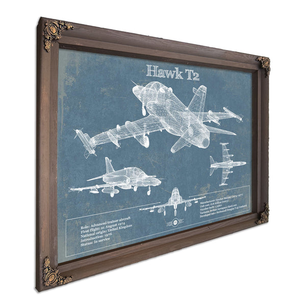 HAWK T2 Blueprint Original Military Wall Art