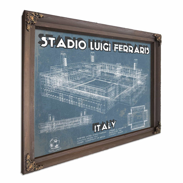 Genoa C.F.C. Italy Football Stadio Luigi Ferraris Stadium Soccer Print