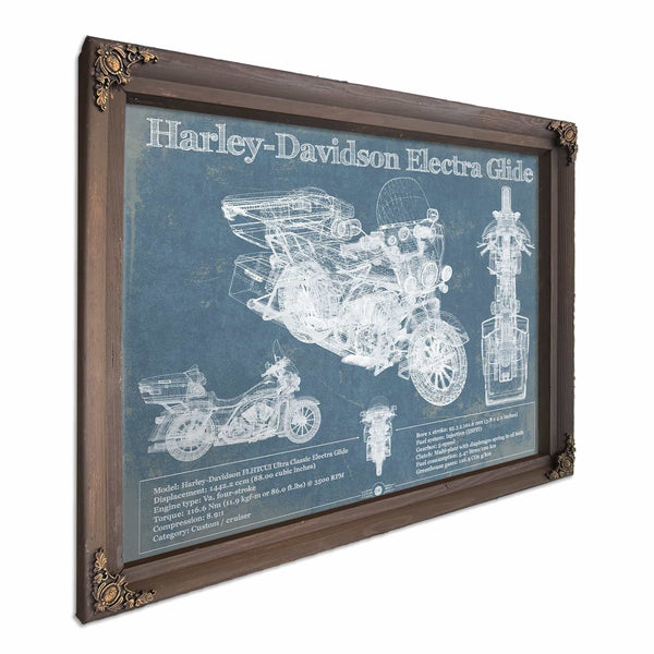 Harley-Davidson FLHTCUI Ultra Classic Electra Glide Vintage Motorcycle Patent Print