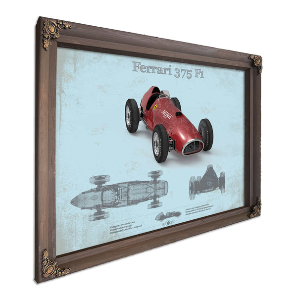 Vintage Ferrari 375 Formula One Race Car Print