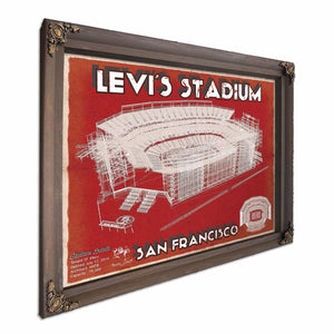 Vintage San Francisco 49ers - Levi's Stadium NFL Print