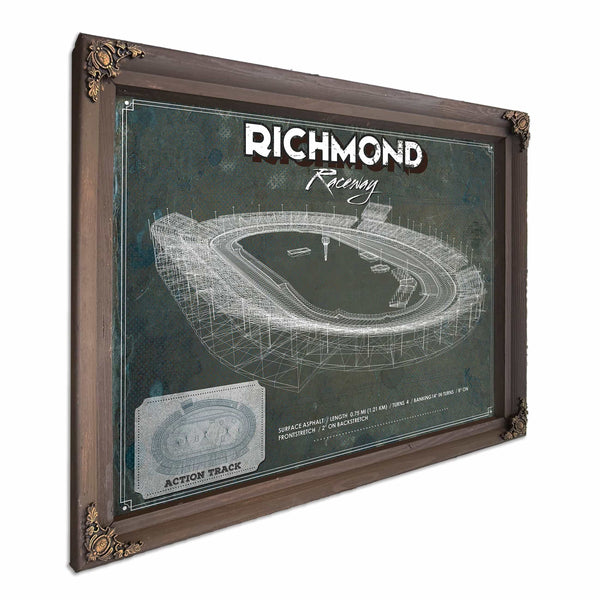 Richmond Raceway NASCAR Race Track Print