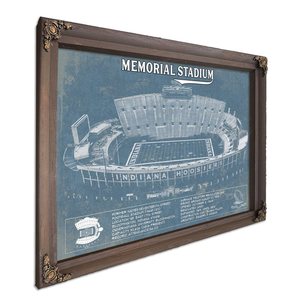 Vintage Indiana Hoosiers Football - Memorial Stadium StadiumPrint