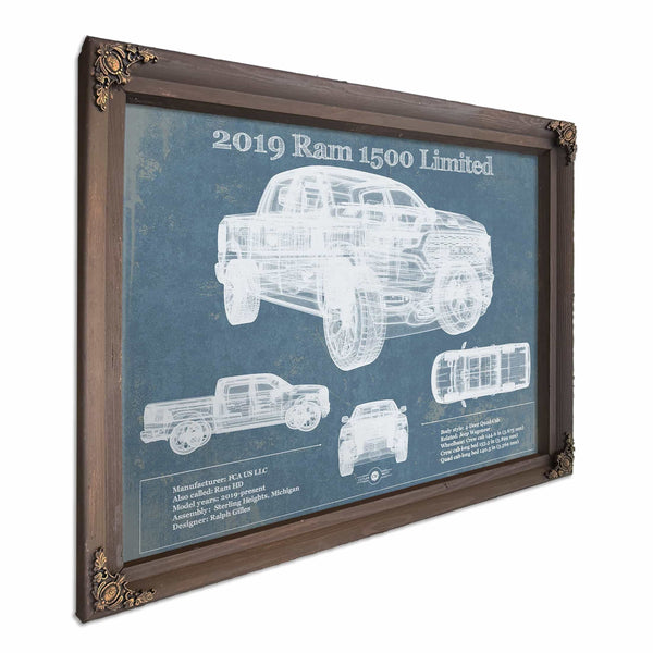 2019 Ram 1500 Limited Vintage Blueprint Auto Print