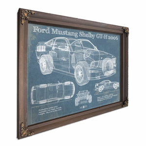 Ford Mustang Shelby GT-H 2006 Original Blueprint Art