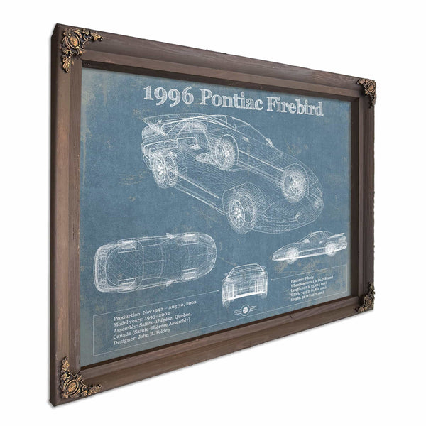 1996 Pontiac Firebird Trans Am Vintage Auto Print