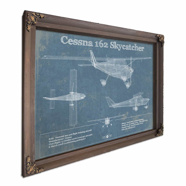 Cessna 162 Skycatcher Original Blueprint Art