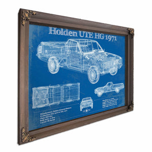 1971 Holden HG Belmont ute Vintage Auto Print