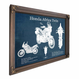 Honda CRF1000L/CRF1100 Africa Twin Motorcycle Patent Print