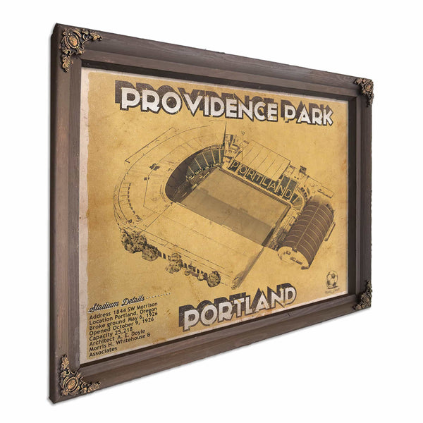 Portland Timbers F.C. - Providence Park Vintage MLS Soccer Print
