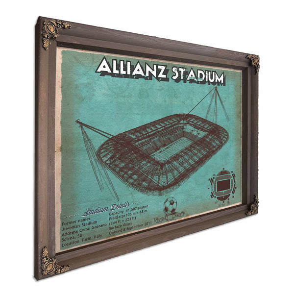 Juventus Football Club Allianz Stadium Stadium Soccer Team Color Print