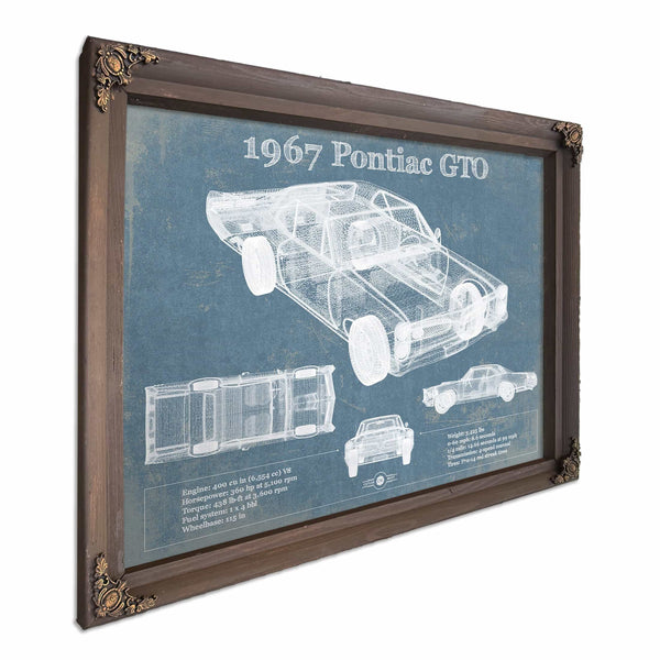 1967 Pontiac GTO Vintage Auto Print