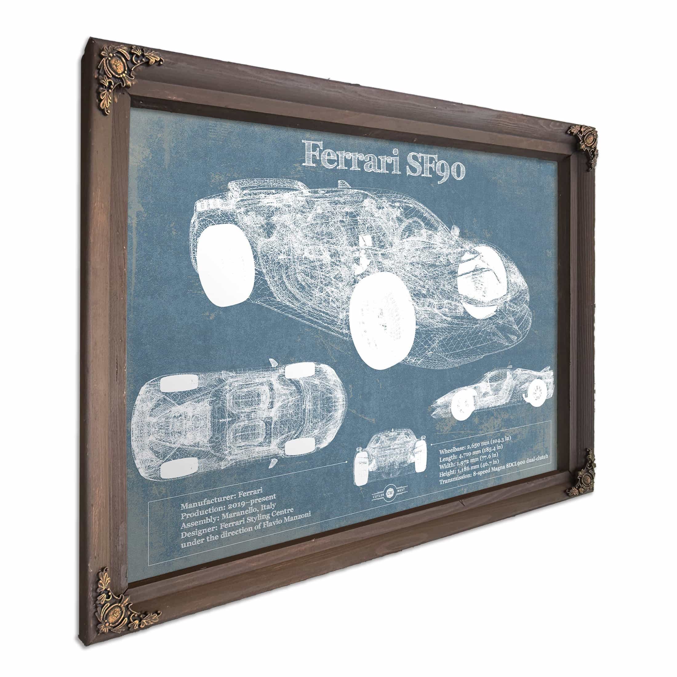 Ferrari SF90 Stradale Wall Art Print | Cutler West