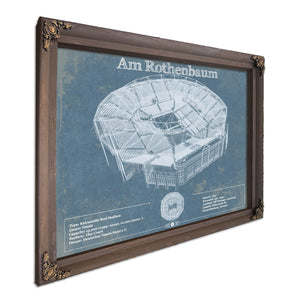 Tennisstadion Am Rothenbaum - German Open Tennis Championships Blueprint Vintage Print