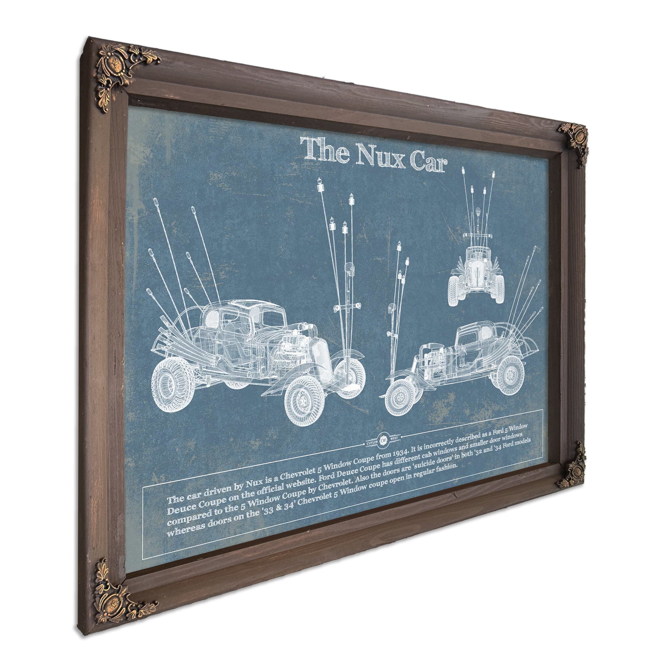 1934 The Nux Car Wall Art Print | Cutler West