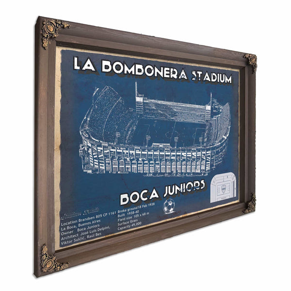Boca Juniors F.C - La Bombonera Stadium Soccer Print