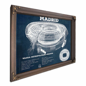 Atlético Madrid FC Wanda Metropolitano Stadium Soccer Print